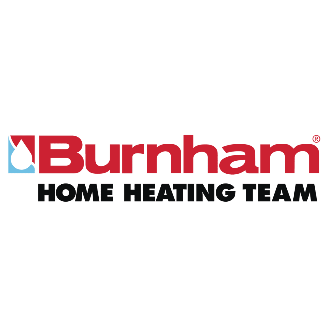 A black background with the word burnham in red and blue.